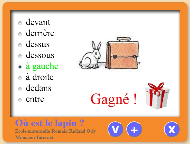 Où est le lapin ?