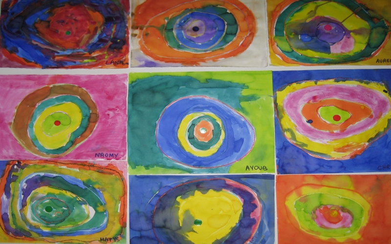 archive octobre 2012: cercles concentriques - Vassily Kandinsky