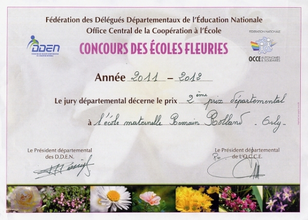 école fleurie